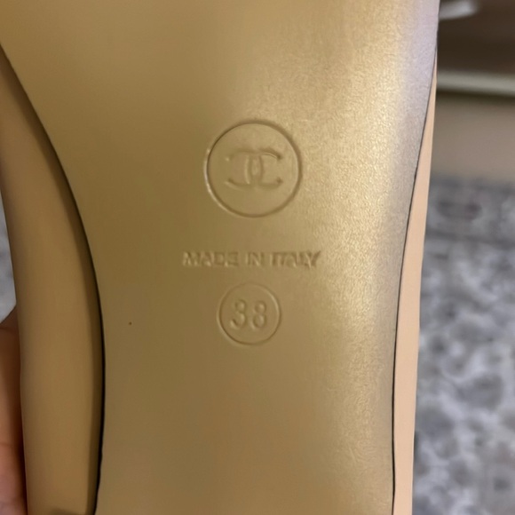 CHANEL ballerina flats cap toe - Picture 3 of 7